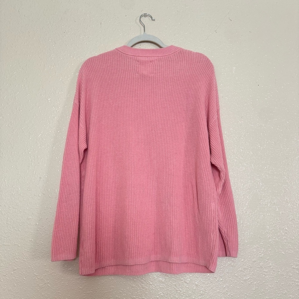 Aerie Pink Henley Sweater - Picture 2 of 5